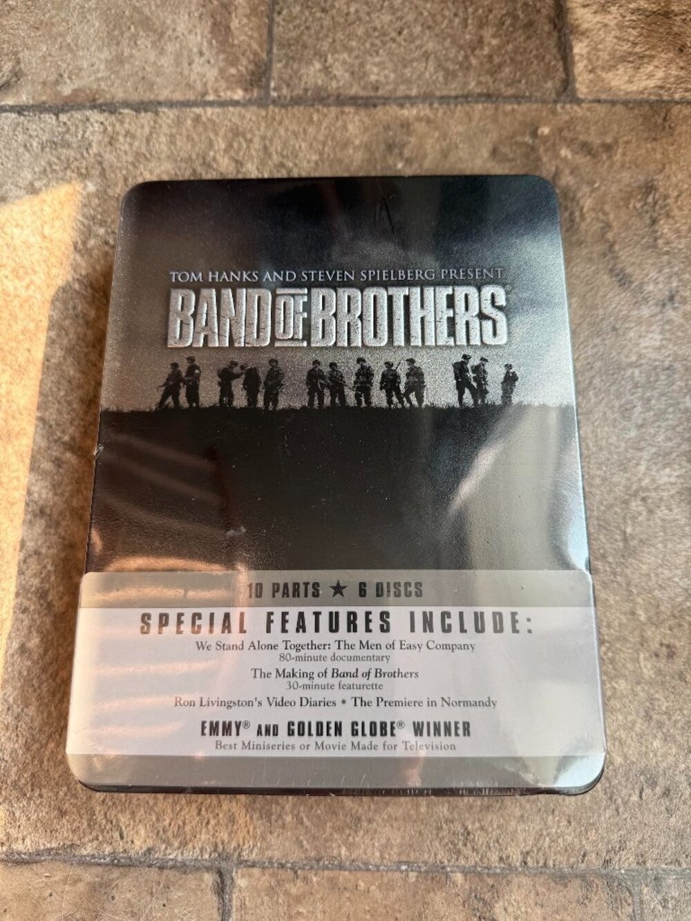 New Sealed Band Of Brothers DVD Full Movie and Metal Tin Case